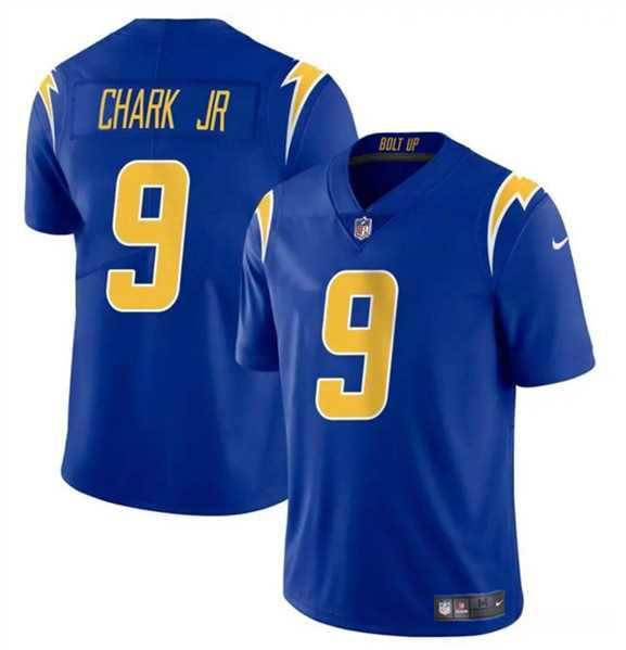 Men & Women & Youth Los Angeles Chargers #9 DJ Chark Jr Royal 2024 Vapor Limited Stitched Jersey->los angeles chargers->NFL Jersey